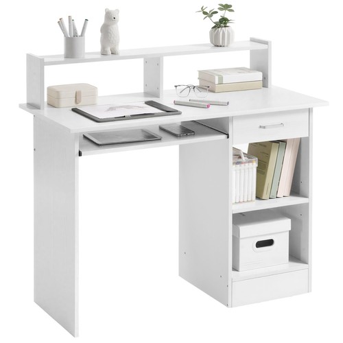 Scrivania per computer bianco - scrivania,