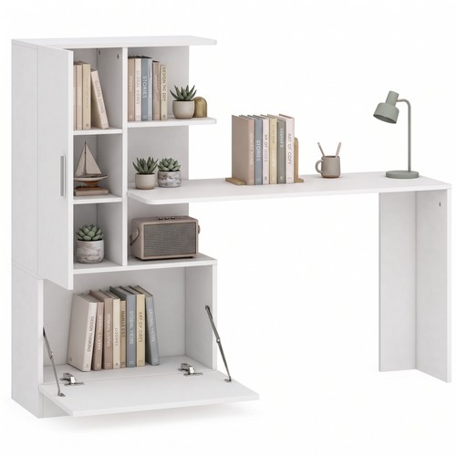 Homcom scrivania per computer - scrivania,
