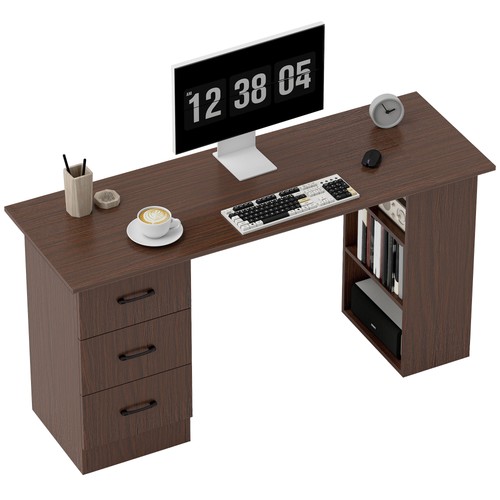 Homcom scrivania con 3 - con,