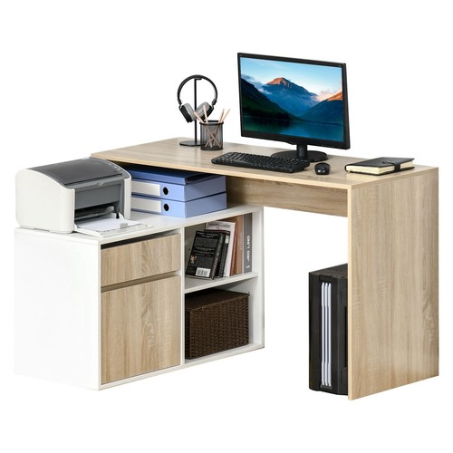 Homcom scrivania angolo in - homcom,