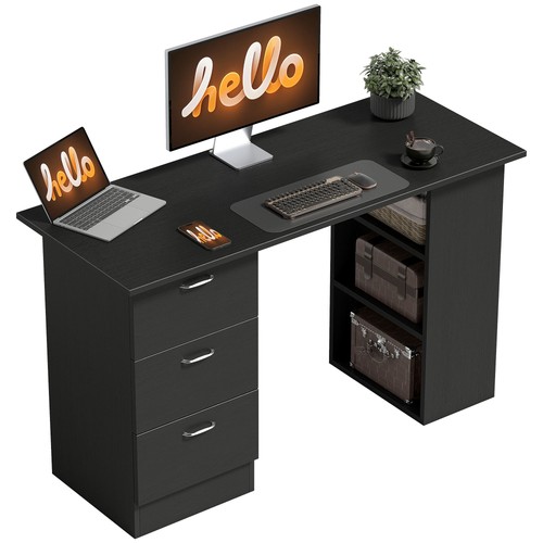 Homcom scrivania con 3 - scrivania,