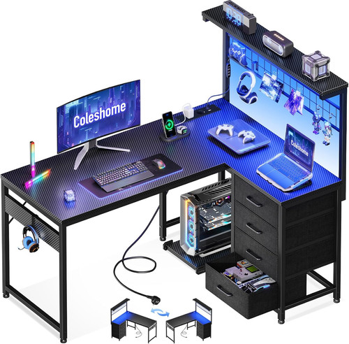 Scrivania angolare gaming - scrivania,