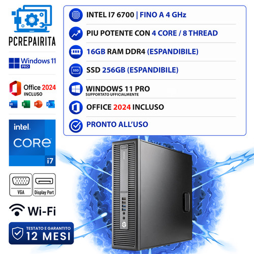 Computer desktop fisso - pc,