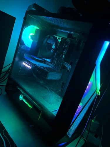 Computer gaming desktop - computer,